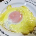 優木星's cooksnap of when they made カリカリチーズ目玉焼き.