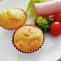 ともこキッチン's cooksnap of when they made コーングリッツチーズマフィン.