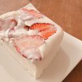 うちるん's cooksnap of when they made 簡単♪イチゴムースケーキ.