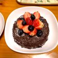 ミルキーーウェイ's cooksnap of when they made バレンタインHMフライパンガトーショコラ.