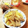 ハチワレねこ's cooksnap of when they made コンニャクと白葱のポカポカ生姜餡かけ.