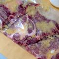 1035's cooksnap of when they made 作り置き冷凍　豚ロースのにんにく味噌焼き.