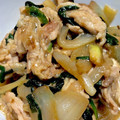 ごふぁんだ's cooksnap of when they made 豚こま・ニラ・玉ねぎの生姜焼き♪.