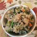 sachinchan's cooksnap of when they made 大根の葉入り、ひじきご飯　妊婦さんに！.