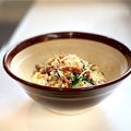かっちゃん杉's cooksnap of when they made ほんのり甘い♪柿とほうれん草の白和え.
