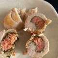 ぷーみさん's cooksnap of when they made 鶏ささみの大葉たらこ巻き.