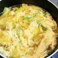 ★エト★'s cooksnap of when they made 食べるスープ『卵とキャベツの中華スープ』.