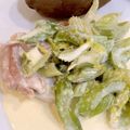 1035's cooksnap of when they made フランス家庭料理☆鶏とセロリのクリーム煮.