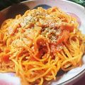 虹色♪︎ちゅーりっぷ's cooksnap of when they made 茹でないパスタで一人節約昼食.