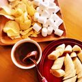 oyuking's cooksnap of when they made チョコフォンデュ〜バレンタインに〜.