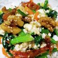 マオハム's cooksnap of when they made クルミ入り厚揚げとほうれん草の白和え.