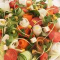 Hightea1's cooksnap of when they made 記念日に簡単生ハム薔薇リボンブーケサラダ.