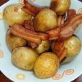 クックVOY1Q3☆'s cooksnap of when they made ベーコンと新じゃがいもの煮っころがし.