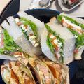 xMARILYNx's cooksnap of when they made スモークサーモンサンドイッチ.