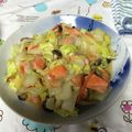 クックQT23CK☆'s cooksnap of when they made フライパンのまま！鮭のちゃんちゃん焼き.