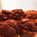 こいぬとこじか's cooksnap of when they made チョコマフィン　混ぜて焼くだけ!.