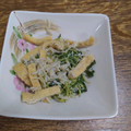 クックUQ5SYN☆'s cooksnap of when they made 大根菜（抜き菜）ときつねの和風炒め♪.