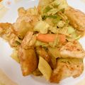 もも☆ピピ's cooksnap of when they made 簡単♡ムネ肉とキャベツのカレー炒め.