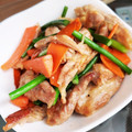 にしあまね's cooksnap of when they made 漬けて焼くだけ＊簡単せせり炒め.