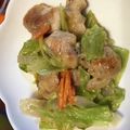 クック8HC8EM☆'s cooksnap of when they made 鶏肉とキャベツのオイマヨ炒め★.