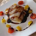 dongwan's cooksnap of when they made 万鯛のミルフィーユ、バルサミコソースがけ.