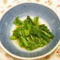 youtapapa's cooksnap of when they made 菜の花のおひたし★からし和え.