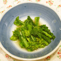 youtapapa's cooksnap of when they made 菜の花のおひたし★からし和え.
