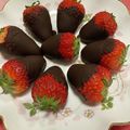 suiray's cooksnap of when they made ♡簡単いちごチョコ♡.