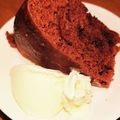 コブターズマミー's cooksnap of when they made バレンタインに！炊飯器でチョコケーキ.