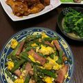 2児ママみきてぃ's cooksnap of when they made 簡単！アスパラベーコンの卵炒め【お弁当】.