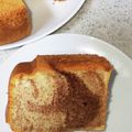 夕ちゃんまま's cooksnap of when they made ココアマーブルシフォンケーキ.