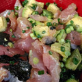 yupi☆★'s cooksnap of when they made 自慢のアヒポケ♪オゴの代わりに使うのは？.