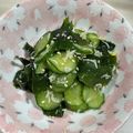 みにおんたぬき's cooksnap of when they made 中華風？ワカメと胡瓜の酢の物.
