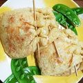 おろくにける's cooksnap of when they made キムチ納豆の油揚げ挟み焼き♪.