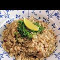 R☆R's cooksnap of when they made 【簡単ダイエット】もち麦きのこリゾット.