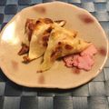 yesmama's cooksnap of when they made 里芋でカレー味の揚げ餃子.