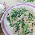 ☆Minmin's cooksnap of when they made キノコとほうれん草の和風クリームパスタ☆.