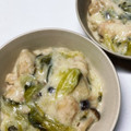 sato3★'s cooksnap of when they made 中華風鶏肉と青梗菜のクリーム煮.
