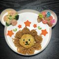 フクちゃんmama's cooksnap of when they made 2歳の誕生日に♪簡単ライオンごはん.