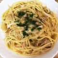 kirarikira's cooksnap of when they made 簡単！ツナとタマネギの和風ペペロンチーノ.