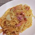 さおりらっくま's cooksnap of when they made カルボナーラにトマト♪トマボナーラ♪.