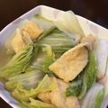 kinako550's cooksnap of when they made スピードメニュー♪白菜と油揚げの煮浸し☆.