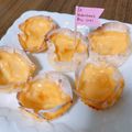 yumyummys's cooksnap of when they made 餃子の皮★簡単★材料4つのみエッグタルト.