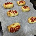 ayanky74's cooksnap of when they made HMでふんわりウィンナーパン☆.
