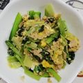 クックW9MO8N☆'s cooksnap of when they made 簡単のち美味しい☆ターサイとツナと卵.