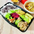 runa10's cooksnap of when they made 豚ピーの甘酢いため！^_^タロの弁当92.