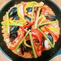 ちゃみmama☆'s cooksnap of when they made フライパン de 簡単！パエリヤ風.