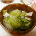 ウィンナ's cooksnap of when they made 青梗菜とﾊﾑの中華ｽｰﾌﾟ.