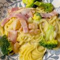 ♡くりりん's cooksnap of when they made 海老とブロッコリーのクリームパスタ.