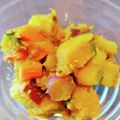 moeoke's cooksnap of when they made かぼちゃとさつまいものきんぴら.